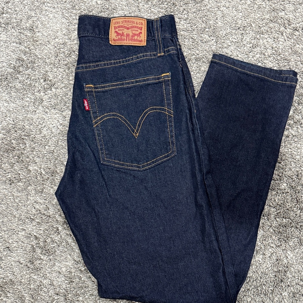 Levi's Men's Dark Indigo Straight Jeans